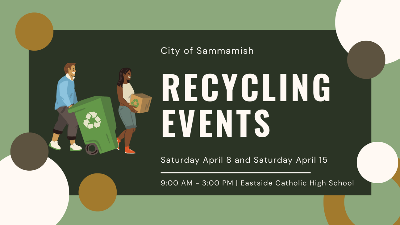 Recycling Events City of Sammamish