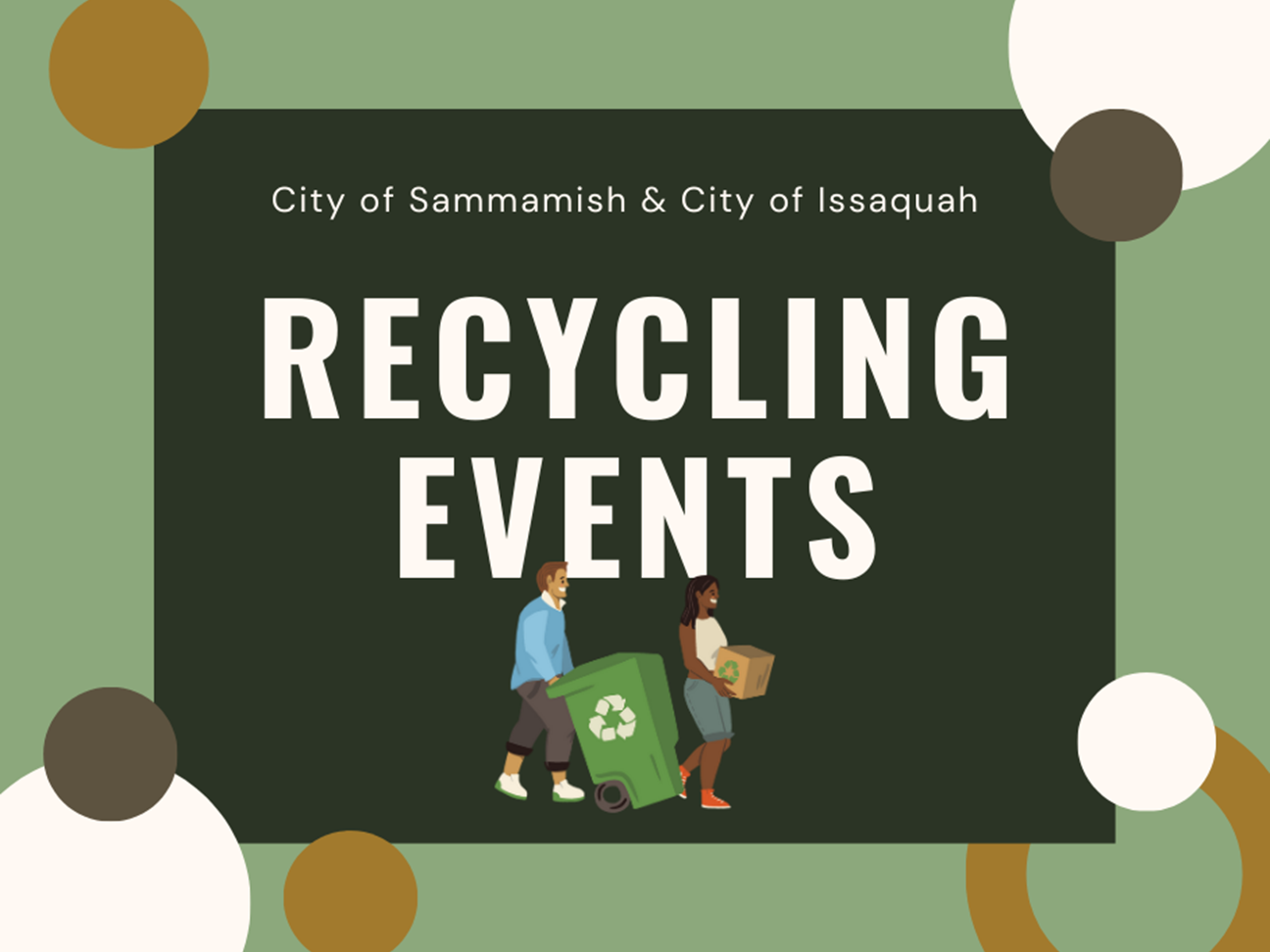June 16, 2023 Recycling Event City of Sammamish